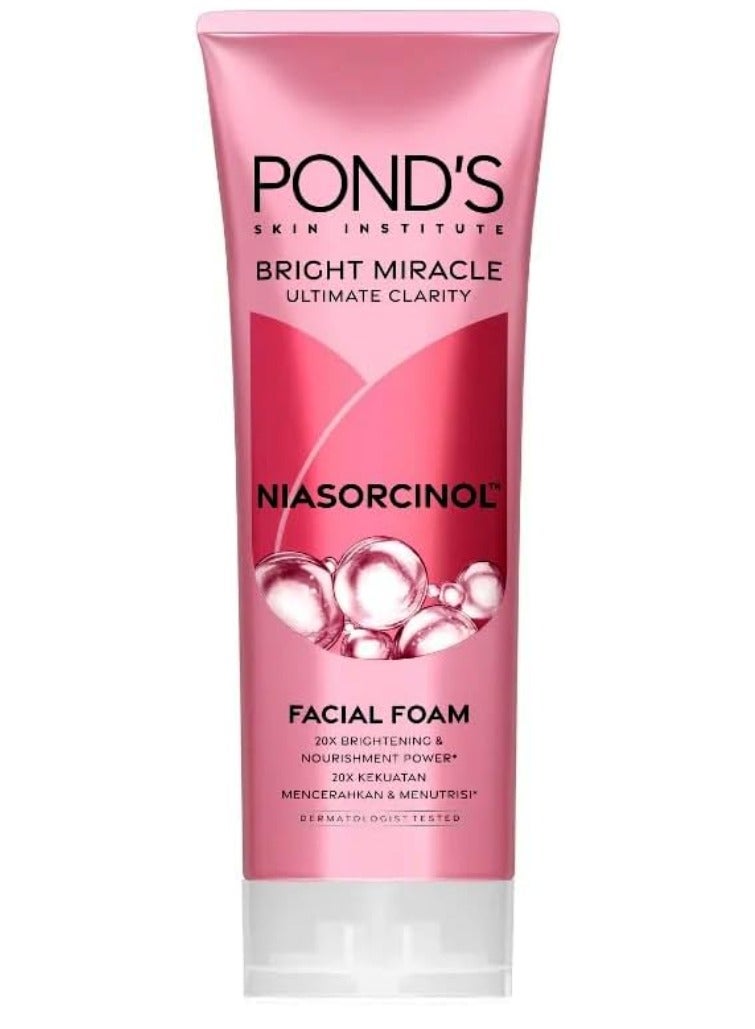 Pond's Bright Miracle Ultimate Clarity Niasorcinol Facial Foam 100 g - Image 1