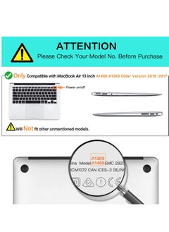 Generic Rubberized Hard Matte Cover Case for MacBook Air 13.3in Models A1369 and A1466  - Image 3