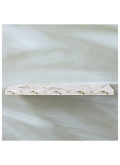 DANUBE HOME Allano Floating Shelf Wooden Wall Mounted Shelf Display Invisible Metal Bracket Shelves For Decorations In Living Room Laundry Room Bed Room L 100 x W 23.5 x H 4.3 cm Grey Marble  - Image 2