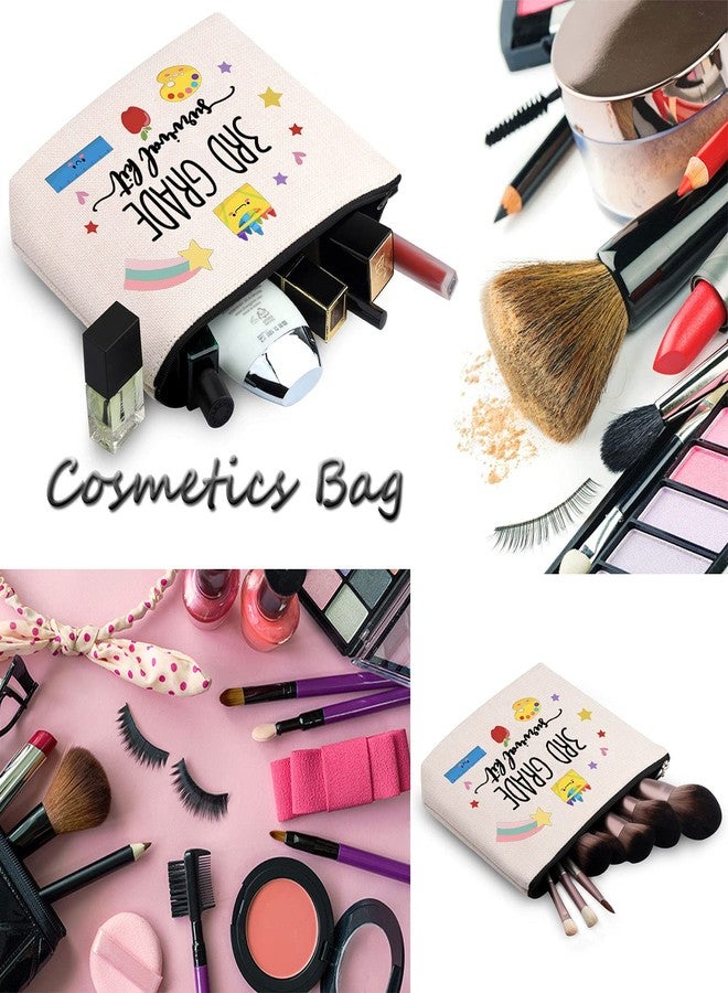 هدية للمعلمين للصف الثالث الابتدائي، هدية العودة إلى المدرسة، حقيبة أدوات النجاة للصف الثالث الابتدائي، حقيبة مكياج بسحاب (مجموعة أدوات النجاة للصف الثالث الابتدائي) - Image 3