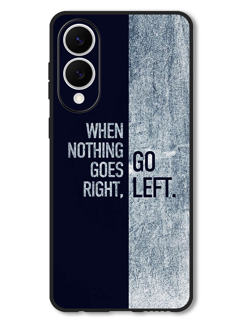 Theodor Case Compatible with Samsung Galaxy S25 Edge 6.7 Inch Protection Shockproof Bumper Cover Go Left - Image 1