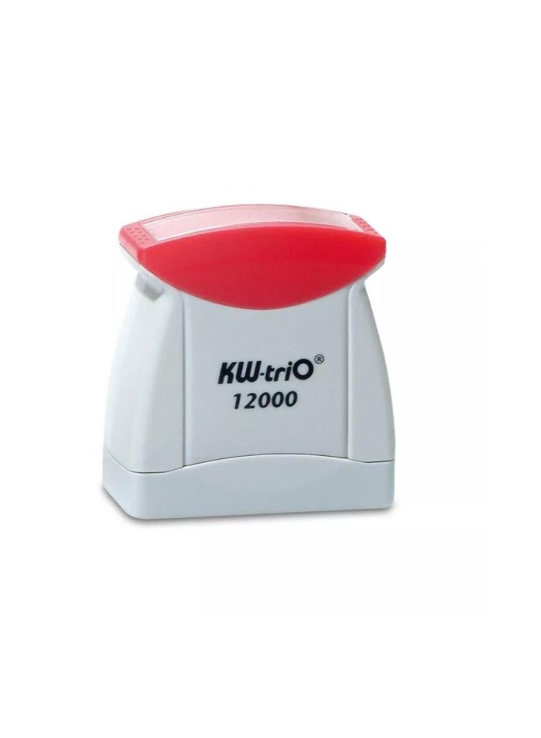 KWTrio PRE INKED STAMP (CANCELLED) 12000 RED - Image 1