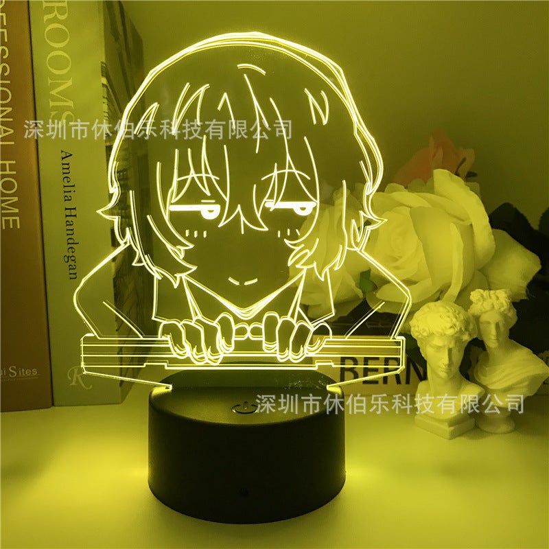 Wenhao Wild Dog Taizai 3D Night Light Colorful Usb Holiday Gift Bedroom Sleep Led Table Lamp - Image 4