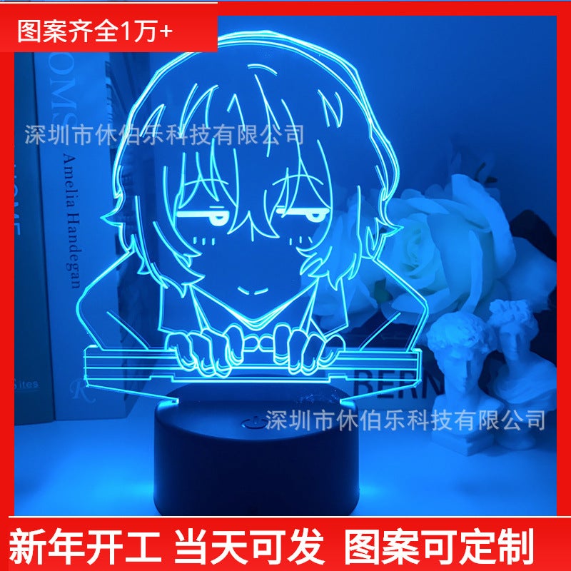Wenhao Wild Dog Taizai 3D Night Light Colorful Usb Holiday Gift Bedroom Sleep Led Table Lamp - Image 2