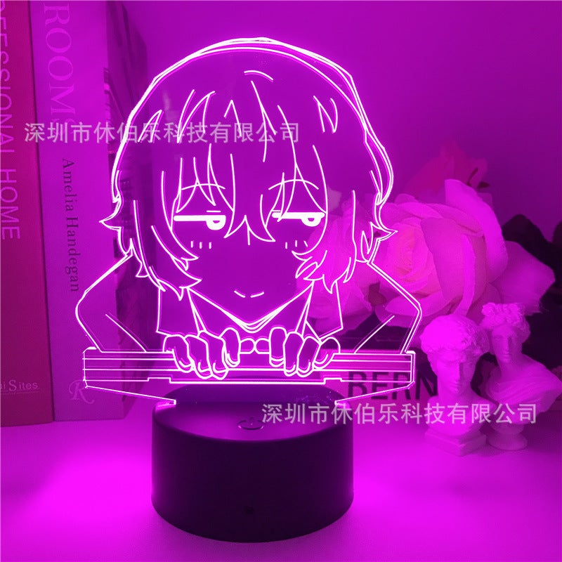 Wenhao Wild Dog Taizai 3D Night Light Colorful Usb Holiday Gift Bedroom Sleep Led Table Lamp - Image 3