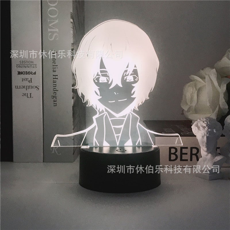 Wenhao Wild Dog Taizai 3D Night Light Colorful Usb Holiday Gift Bedroom Sleep Led Table Lamp - Image 1