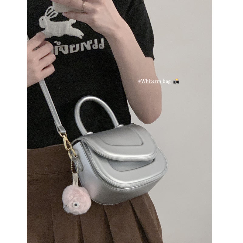 Korean Style Small Square Handbag – Women's PU Messenger Bag for Summer 2023 - Image 3