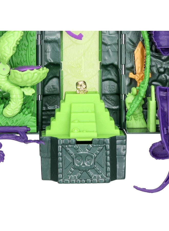 Treasure X Lost Lands Skull Island Swamp Tower Micro Playset, 15 Levels of Adventure. Survive The Traps and Discover 2 Micro Sized Action Figures. Will You Find Real Gold Dipped Treasure? - Image 5