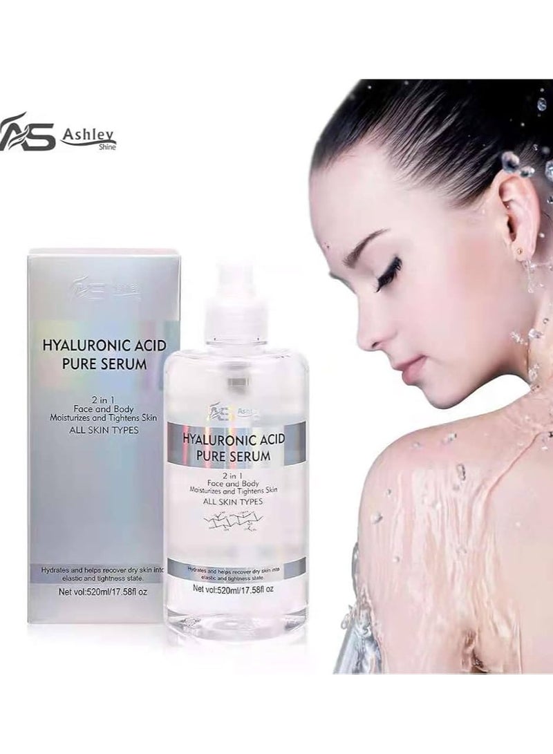 Ashley Shine Hyaluronic Acid Pure Serum - for Face and Body