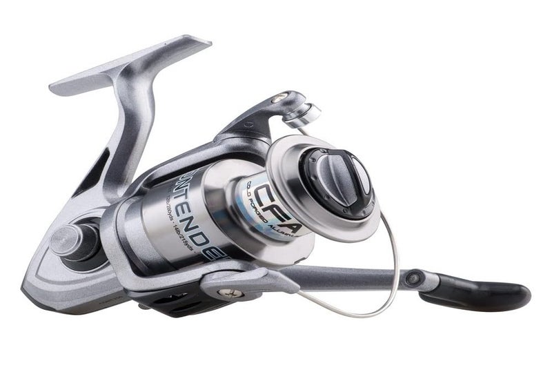 Shakespeare Contender Spinning Fishing Reel Size 60 Instant AntiReverse Oil Felt Front Drag System Durable Aluminum Spool - Image 2