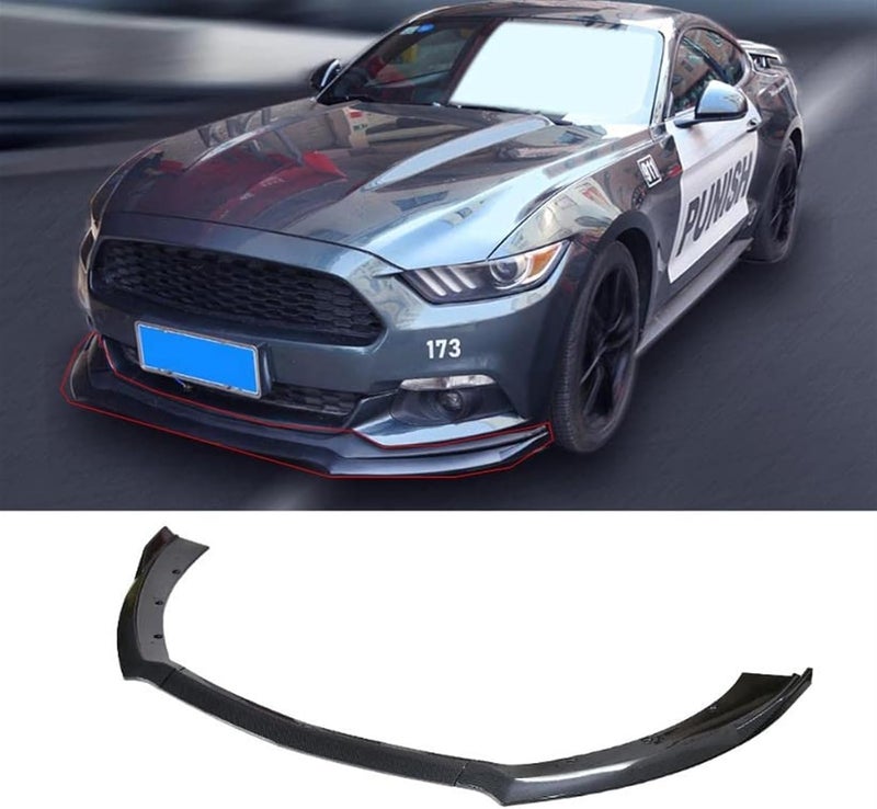 Wivplex Front Bumper Splitter Lip Diffuser for Ford Mustang - Image 2