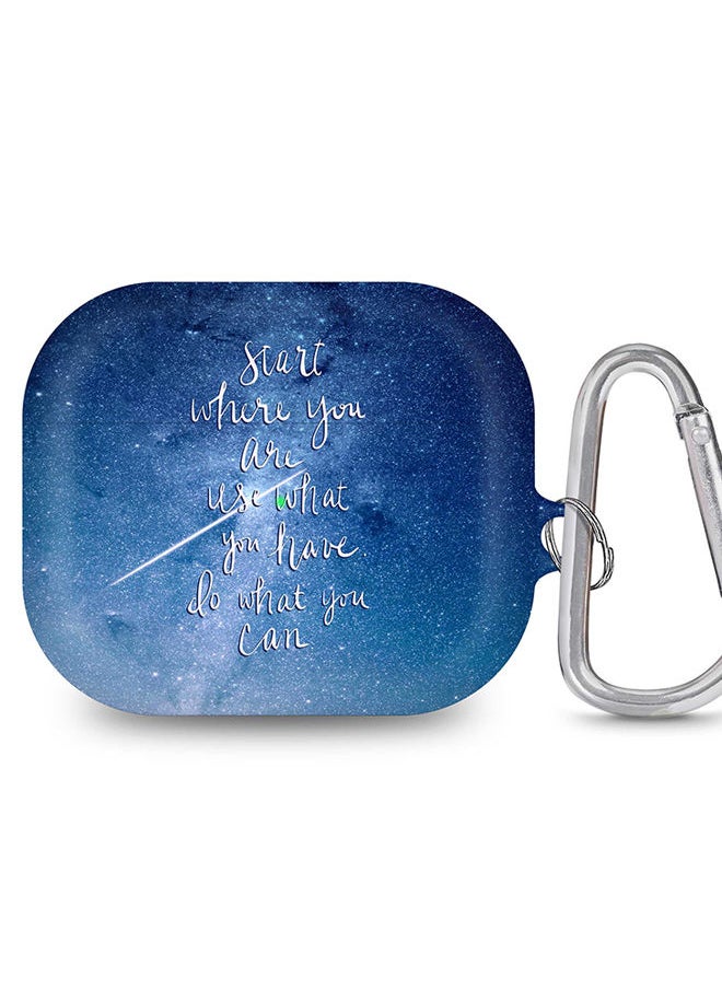 Stylizedd - StylePods Case for Airpods 3rd Gen Case With Anti-Lost Keychain - Start, Use, Do - Image 1