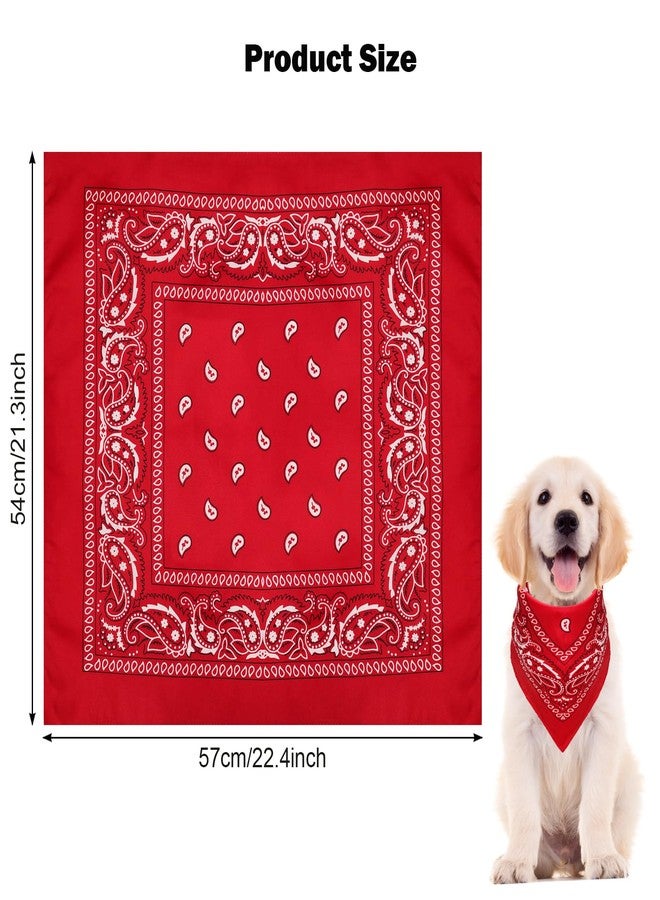 Fumwase Pet Cowboy Costume Halloween Costumes for Dogs Cat Cowboy Hats with Bandana Scarf Costume Accessories Dog Cat (Black hat + Red, Large) - Image 2