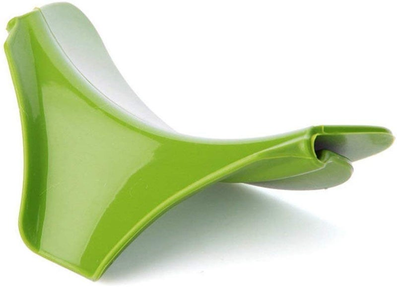 Sevia AntiSpill Funnel Silicone Slip On Pour Soup Spout for Pots PansBowls Jars Kitchen Tool Multicolor - Image 1