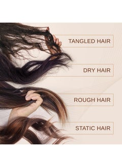 BARE ANATOMY Wooden Comb - Made With Beech Wood | Detangles & Adds Natural Volume | Suited For All Hair Types |  - Image 4
