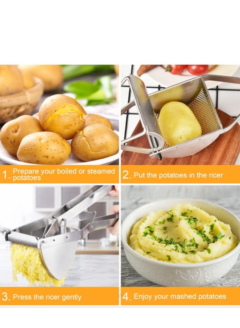 Generic - Potato Ricer, Sopito Stainless Steel Potato Masher for Commercial and Home Use - Image 1