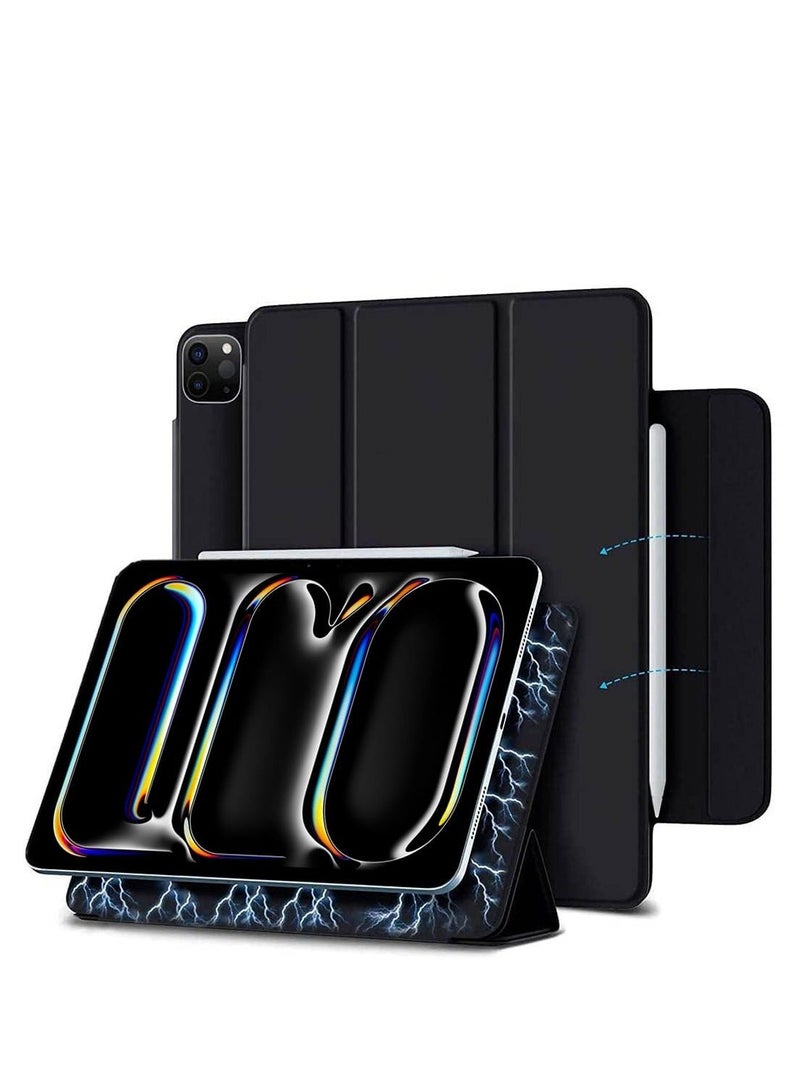 HYX "HYX Black iPad Pro 13” Case M4 (2024) with Pencil Holder & Smart Cover" - Image 1