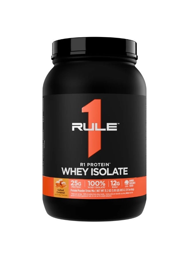 رول 1 القاعدة 1 - عزل البروتين 28 حصة / 1.95 رطل كراميل مملح خفيف - Image 1