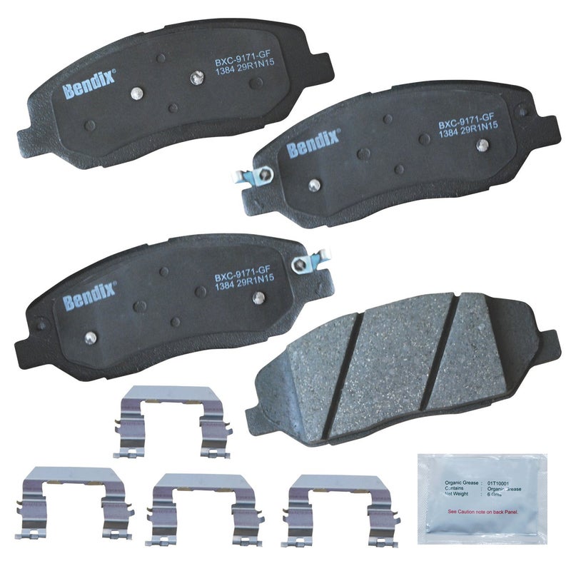 Bendix Priority1 CFC1384 Ceramic Front Brake Pads for Hyundai Genesis 2011-2009 - Image 4