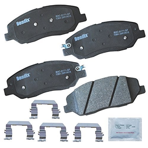 Bendix Priority1 CFC1384 Ceramic Front Brake Pads for Hyundai Genesis 2011-2009 - Image 1