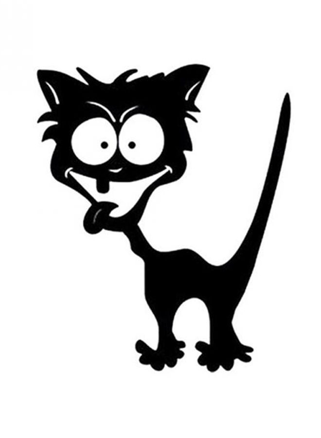 NIBEMINENT 10-Piece Cat Pattern Car Styling Sticker - Image 1