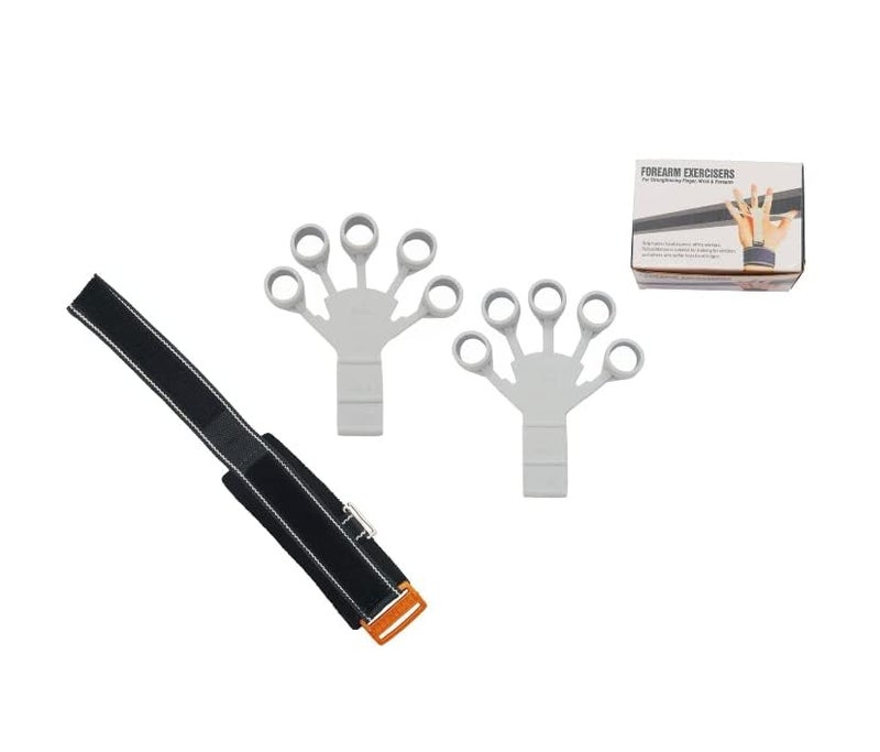 FITFIX® New 2 PCS Finger Gripper Forearm Strengthener Yoga Resistance Band Finger Gripper for Veins Wrist pain Relief Vein gripper for Hand Finger Grip Wrist Muscles Finger Strengthener Finger Gripster - Image 3