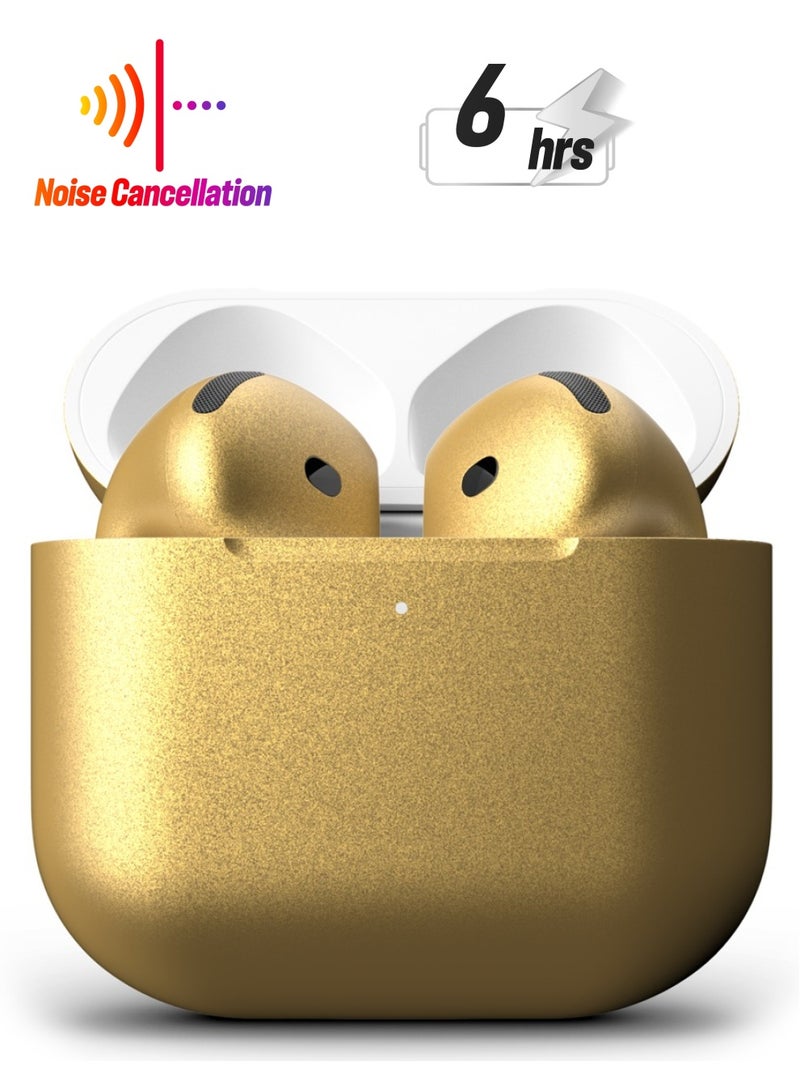 Craft MERLIN CRAFT CUSTOMIZED APPLE AIRPODS 4 ANC METALLIC GOLD - Image 1