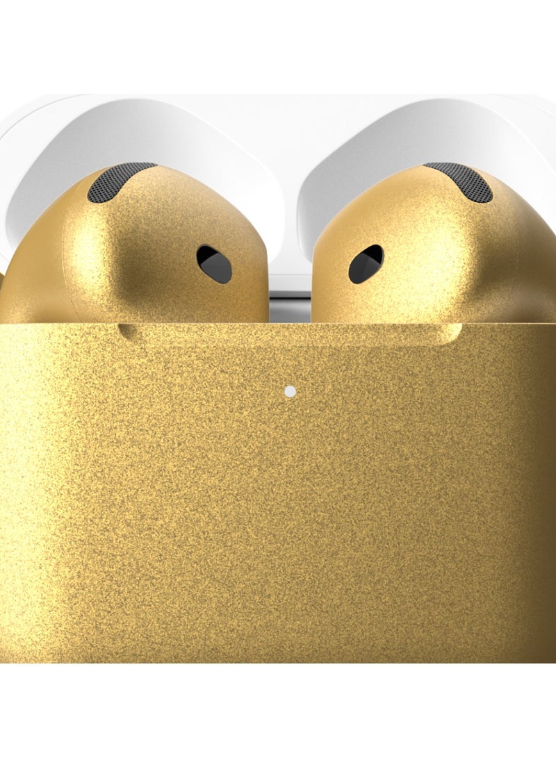 Craft MERLIN CRAFT CUSTOMIZED APPLE AIRPODS 4 ANC METALLIC GOLD - Image 2