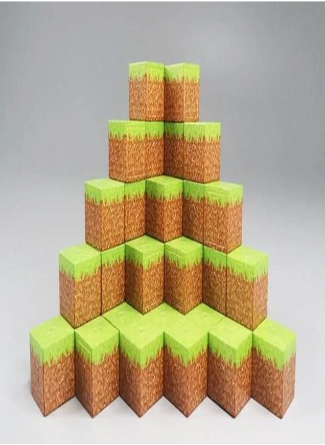 AirYoung - Game Magnetic Building Blocks , Children's Educational Game Accessories, Miniature World Building Toys Cube Construction 25MM Super Large Size, Puzzle Building Block Family Parent-child Game - Image 1