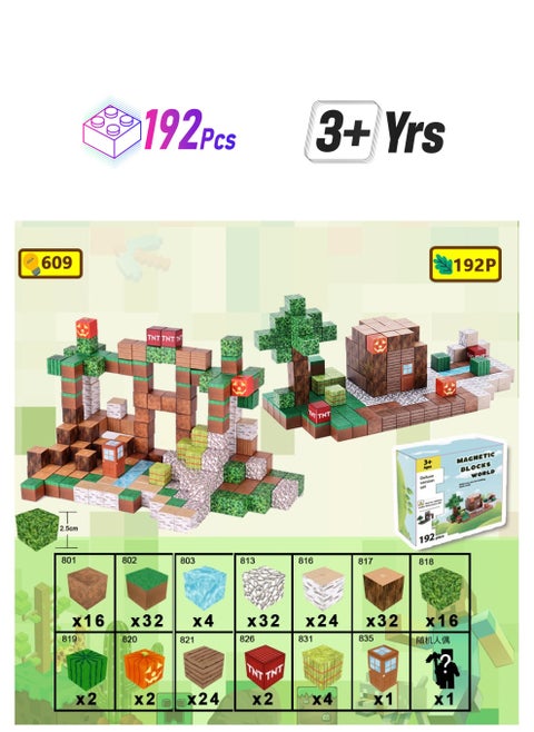 Game Magnetic Building Blocks , Children's Educational Game Accessories, Miniature World Building Toys Cube Construction 25MM Super Large Size, Puzzle Building Block Family Parent-child Game