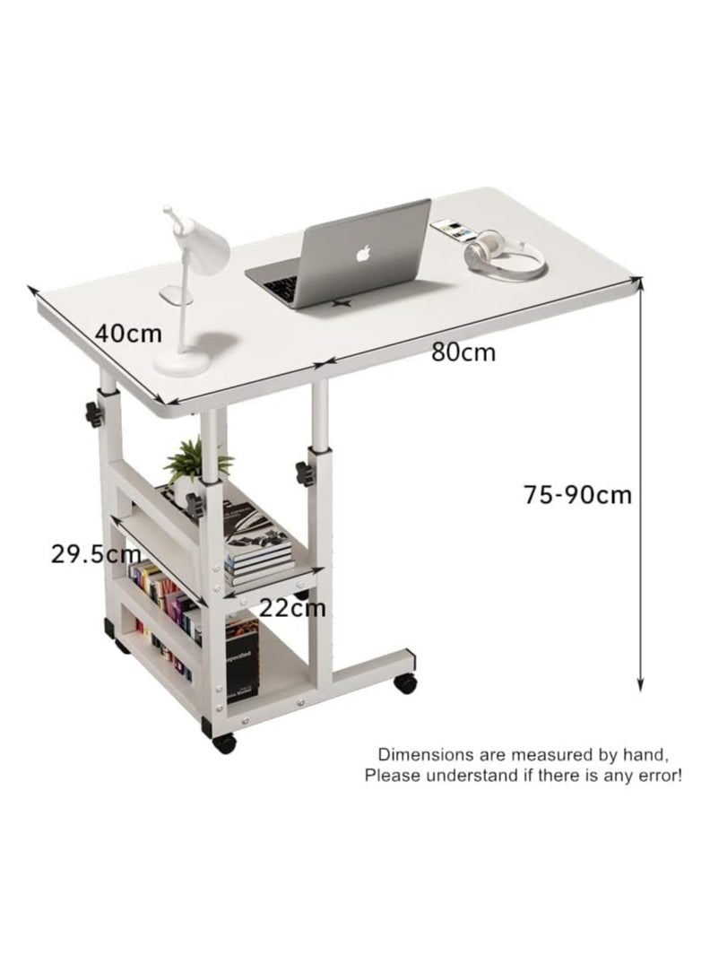 Generic - Portable Laptop Computer Desk Adjustable Standing Desk Small Desks for Small Spaces - Image 1