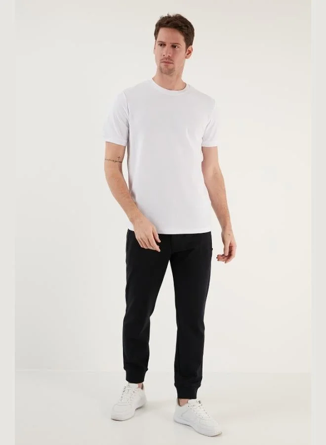 Buratti Buratti Cotton Regular Fit Crew Neck Basic T Shirt Men's T SHIRT 5902387