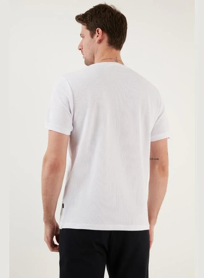 Buratti Buratti Cotton Regular Fit Crew Neck Basic T Shirt Men's T SHIRT 5902387