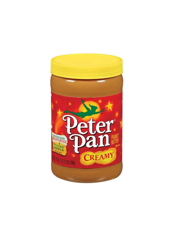 Peter Pan Peanut Butter, Creamy, 28oz Jar (Pack Of 3) 