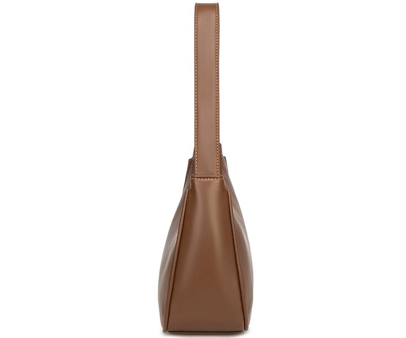 CYHTWSDJ Shoulder Bags for Women, Cute Hobo Tote Handbag Mini Clutch Purse with Zipper Closure (Chocolate) - Image 4