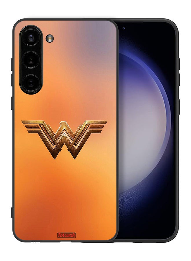 Tolwak Samsung Galaxy S23 Plus 5G Protective Case Cover Wonder Women Logo - Image 2