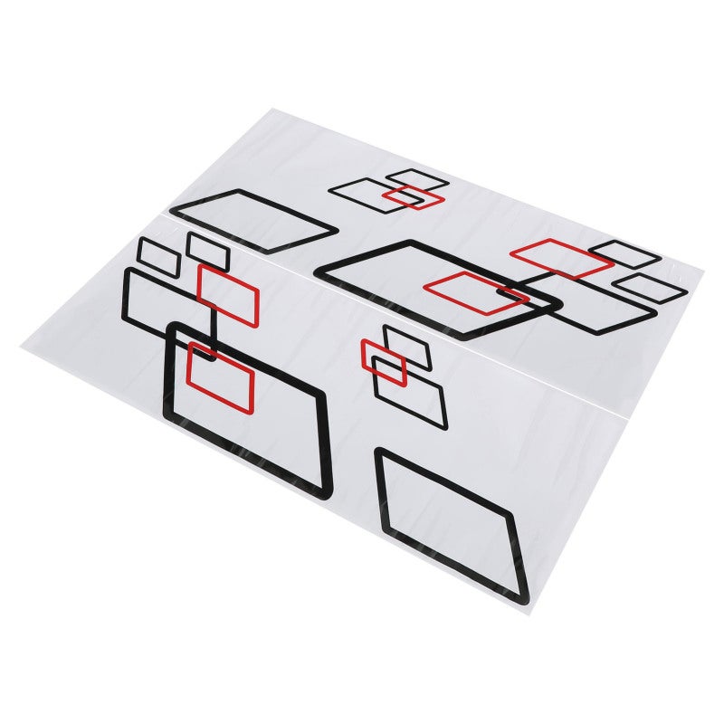 Car Body Side Sticker 100x38cm PVC Black Red Automotive Universal - Waterproof Sun Resistant Self Adhesive Auto Sport Racing Decals for SUV Truck Off-Road - Image 3