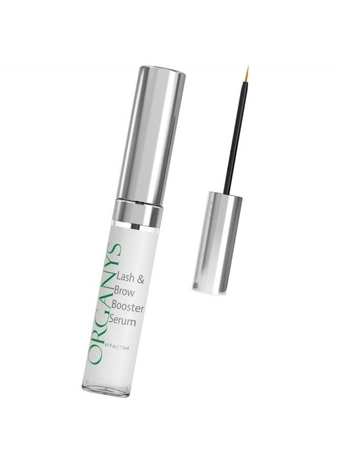 Lash & Brow Booster Serum Gives You Longer Fuller Thicker Looking Eyelashes & Eyebrows. Bestselling Conditioner Stimulates The Appearance Of Growth & Regrowth. Natural Eye Lash Oil Free Enhanc