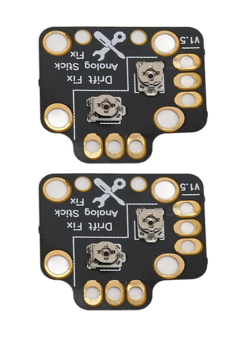 Generic - Universal 2pcs Gamepad Joystick Drift Repair Board, Black, 3D Analog Stick Drift Fix Mod for,One, X Controllers - Image 1