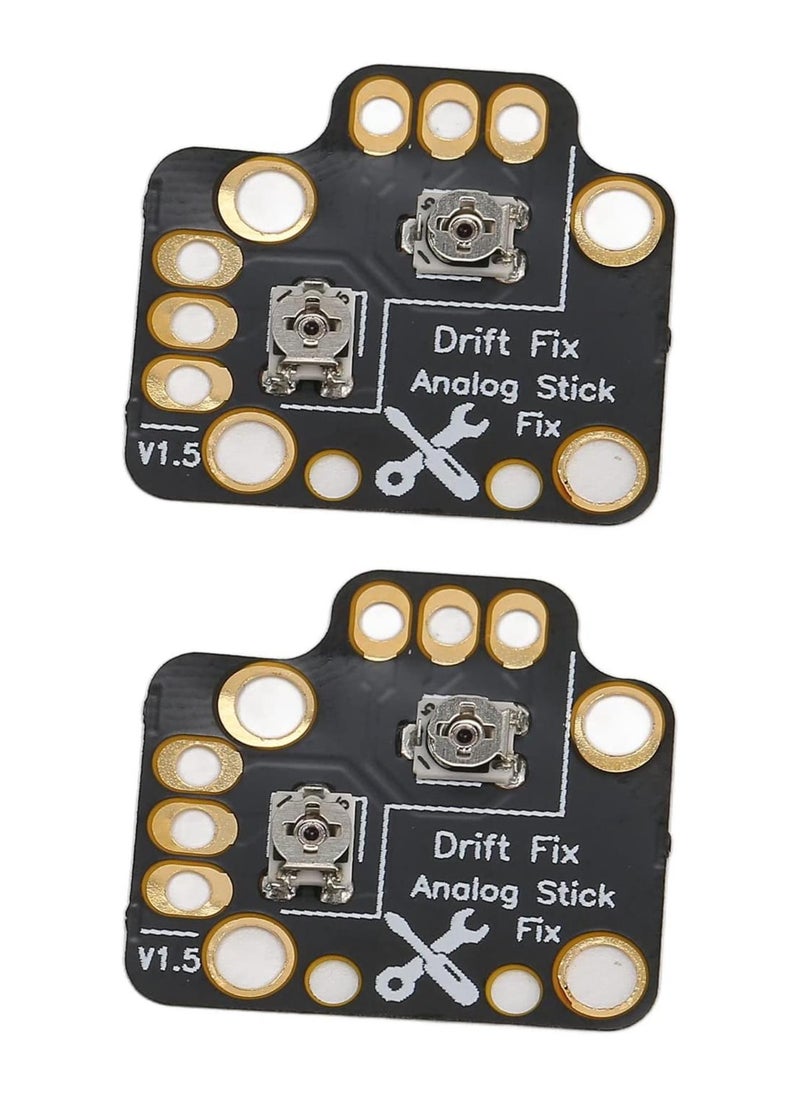 Generic - Universal 2pcs Gamepad Joystick Drift Repair Board, Black, 3D Analog Stick Drift Fix Mod for,One, X Controllers - Image 1