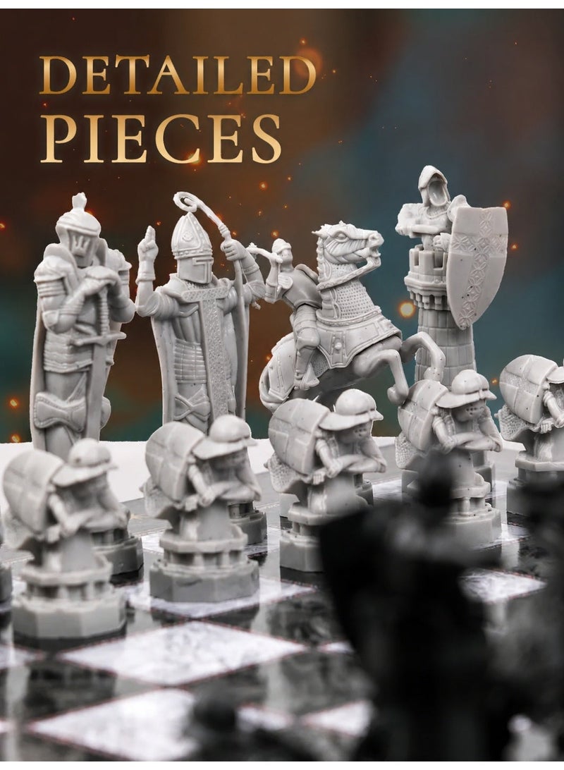 Harry Potter Wizard Chess Set - 32 Playing Pieces - Image 3