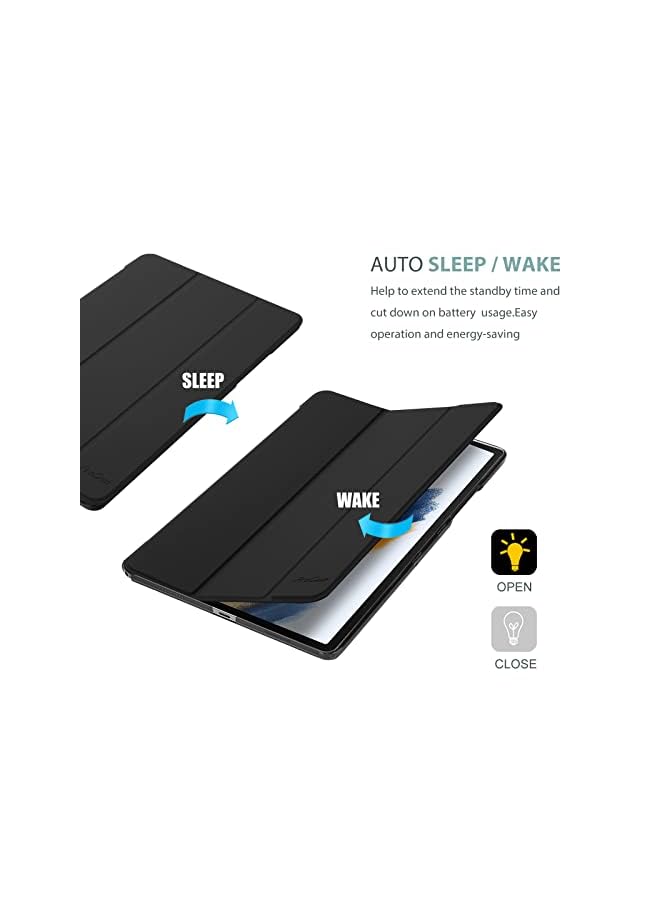 Procases Galaxy Tab A8 10.5 Inch Case with Screen Protector, Slim Stand Hard Shell Protective Smart Cover for Tab A8 10.5" Tablet 2022 Release SM-X200 X205 X207 -Black - Image 5