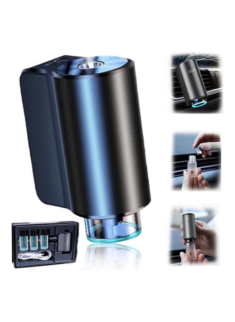 SNW Smart Car Air Freshener With Three Adjustable, Aromatizante para Carro Inteligente Intelligent Car Aroma (Diffuser+3pcs men's)  - Image 1