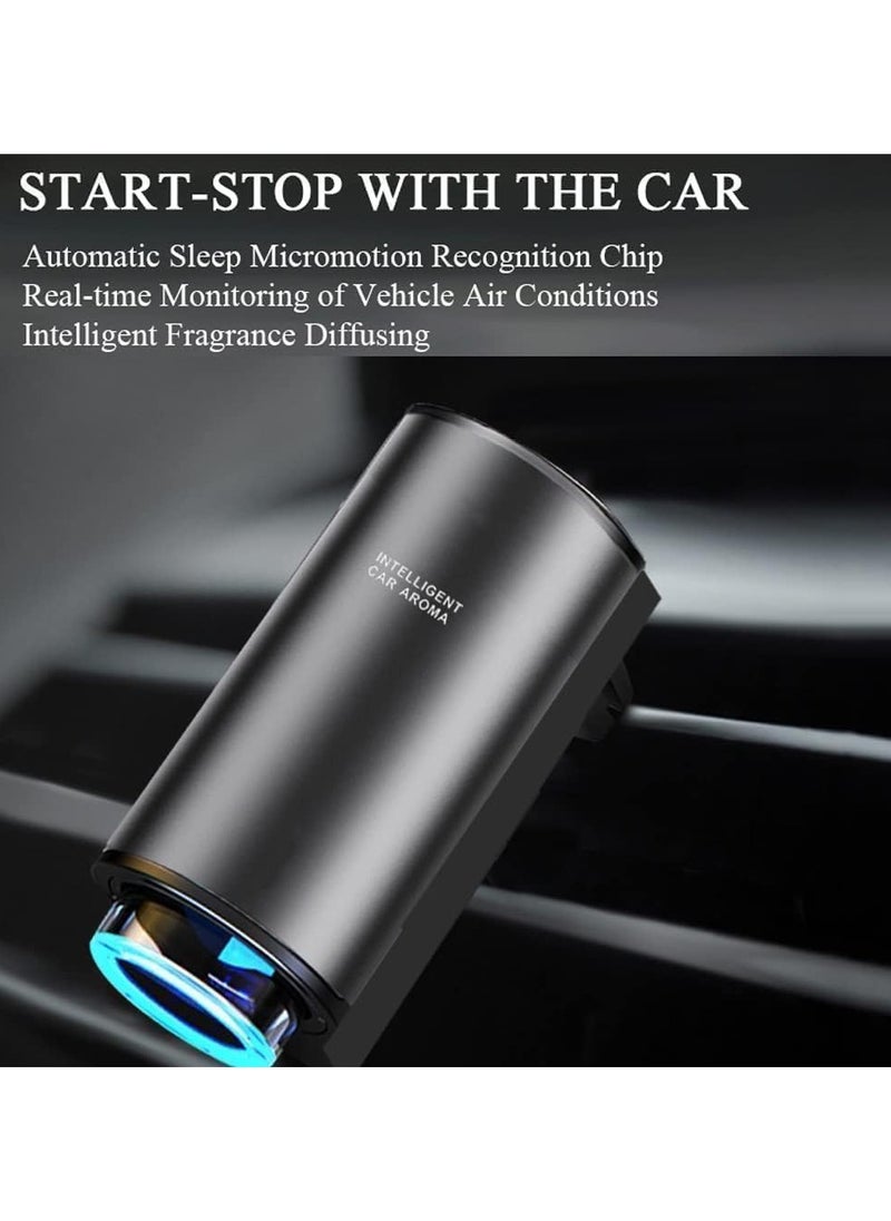 SNW Smart Car Air Freshener With Three Adjustable, Aromatizante para Carro Inteligente Intelligent Car Aroma (Diffuser+3pcs men's)  - Image 4