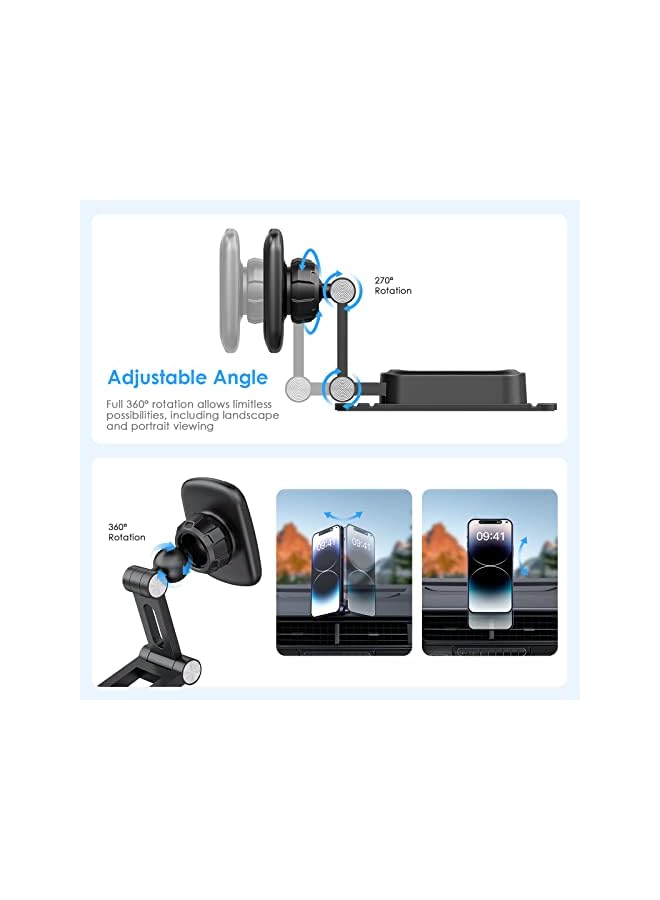 Phone Planet Car Phone Holder, Phone Planet Car Phone Mount Dashboard Compatible for iPhone 14/14Pro Max/13 Pro/13 Pro Max/13/12/11, Samsung Galaxy S23 Ultra/S22/S21 FE, A04/A23/A13/A14 A73/A53,Xiaomi 13 - Image 3
