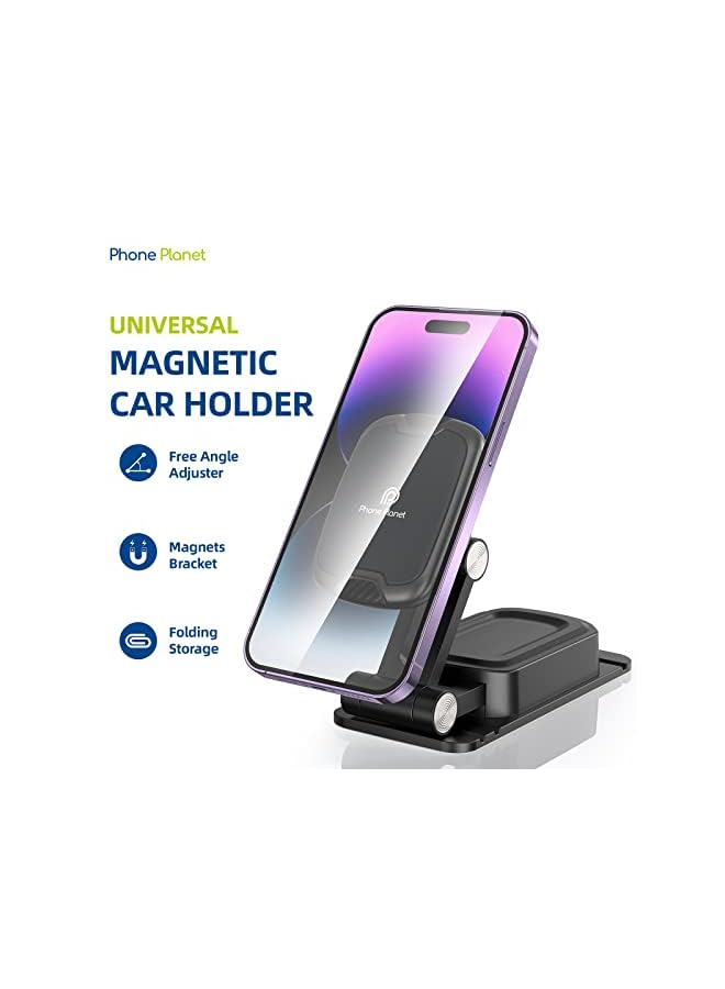 Phone Planet Car Phone Holder, Phone Planet Car Phone Mount Dashboard Compatible for iPhone 14/14Pro Max/13 Pro/13 Pro Max/13/12/11, Samsung Galaxy S23 Ultra/S22/S21 FE, A04/A23/A13/A14 A73/A53,Xiaomi 13 - Image 4