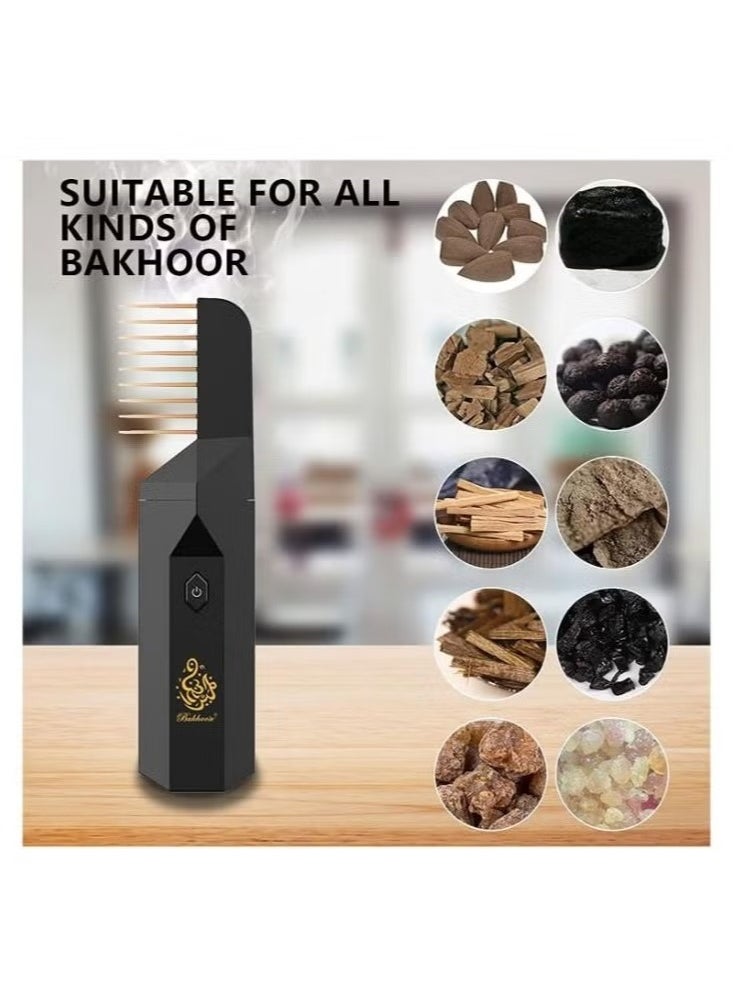 Bukhoor - Bakhoor Incense Burner Arabic Aroma Diffuser Mini USB Rechargeable - Image 1