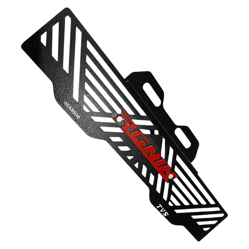 OZANGO Bike Radiator Guard Grill Cover Radiator Guard with Name Compatible for TVS Ronin (2022 to 2024) - Image 2