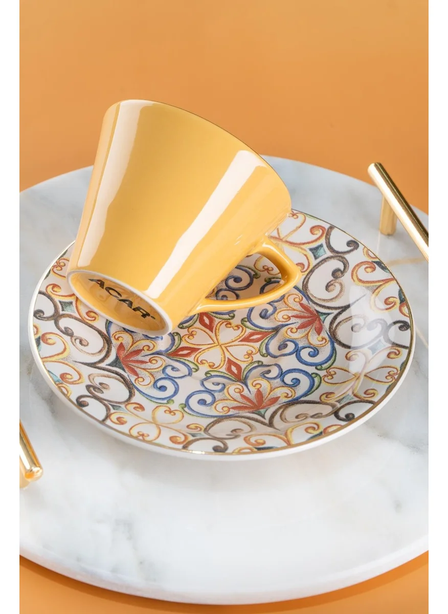 Acar Soho 12 Piece Tea Set for 6 People - 180 ml