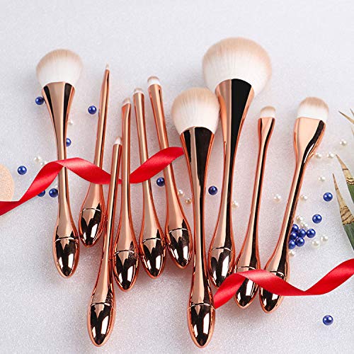 DISHIN super soft makeup brushpowderblush foundationcontouring brush set of 10 10 Brush set - Image 1
